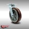 Service Caster 8 Inch Stainless Steel Polyurethane Wheel Swivel Caster with Roller Bearing SCC SCC-SS30S820-PPUR - alternate 5